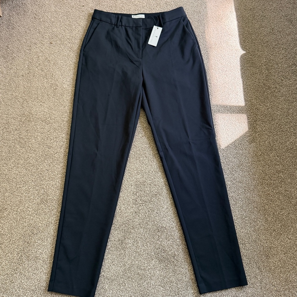 American Tall Flat Front Straight Leg Black Dress Pants Women’s Sz 12 Extra Tall